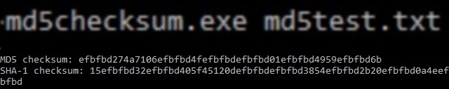 md5/cli